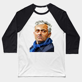 Mourinho Lowpoly Arty Baseball T-Shirt